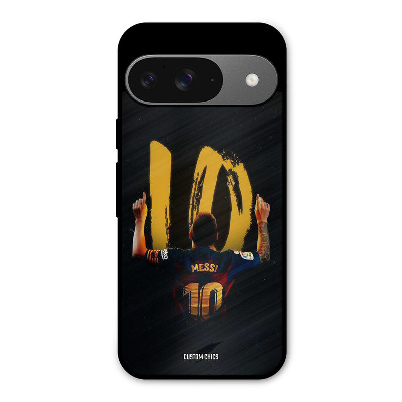 Number Ten Messi Google Pixel 9 Mobile Back Cover - Sports PrintShield Case
