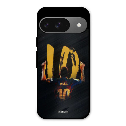 Number Ten Messi Google Pixel 9 Mobile Back Cover - Sports PrintShield Case