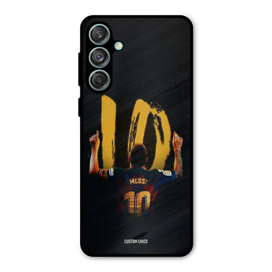 Number Ten Messi Samsung Galaxy M55 5G Mobile Back Cover - Sports PrintShield Case