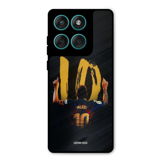 Number Ten Messi Motorola Edge 60 Mobile Back Cover - Sports PrintShield Case
