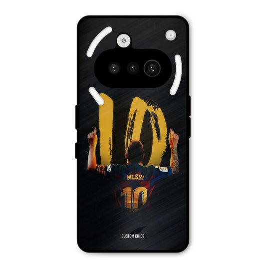 Number Ten Messi Nothing Phone 3A Mobile Back Cover - Sports PrintShield Case