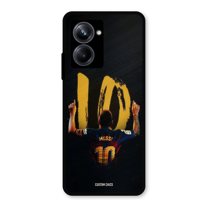 Number Ten Messi Realme 10 Pro Mobile Back Cover - Sports PrintShield Case