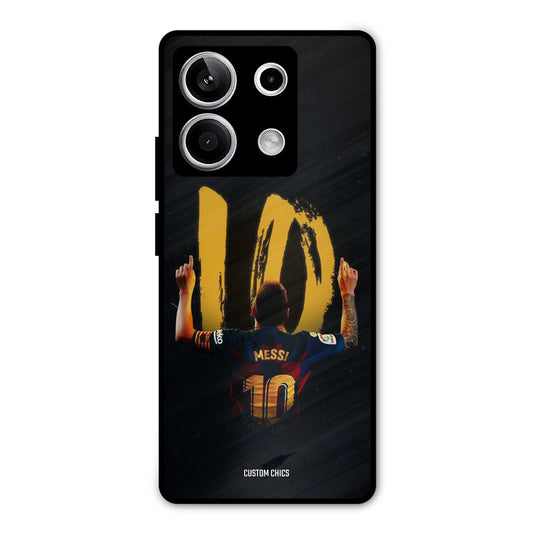 Number Ten Messi Redmi Note 13 5G Mobile Back Cover - Sports PrintShield Case