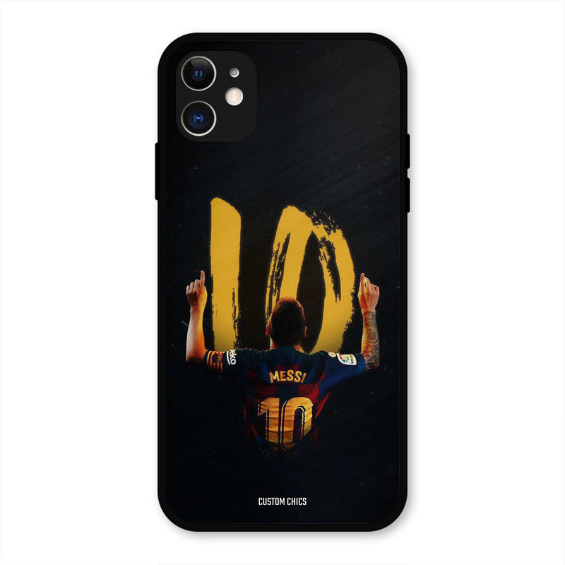 Number Ten Messi  iPhone 11 Mobile Back Cover - Sports PrintShield Case