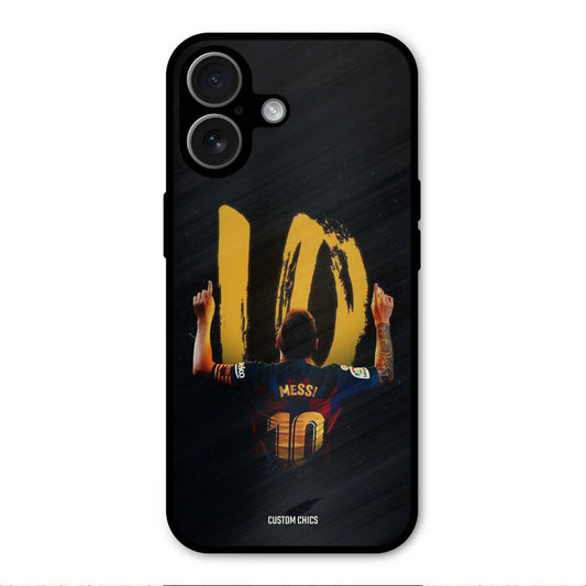 Number Ten Messi iPhone 17 Mobile Back Cover - Sports PrintShield Case