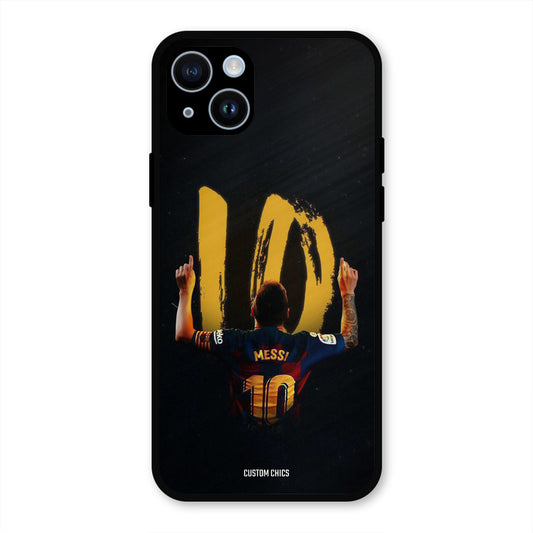Number Ten Messi  iPhone 14 Mobile Back Cover - Sports PrintShield Case