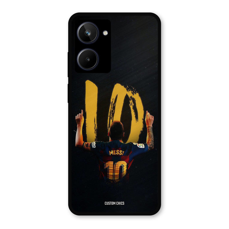 Number Ten Messi Realme 10 Mobile Back Cover - Sports PrintShield Case