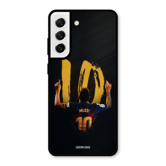 Number Ten Messi Samsung Galaxy S21 FE 5G Mobile Back Cover - Sports PrintShield Case