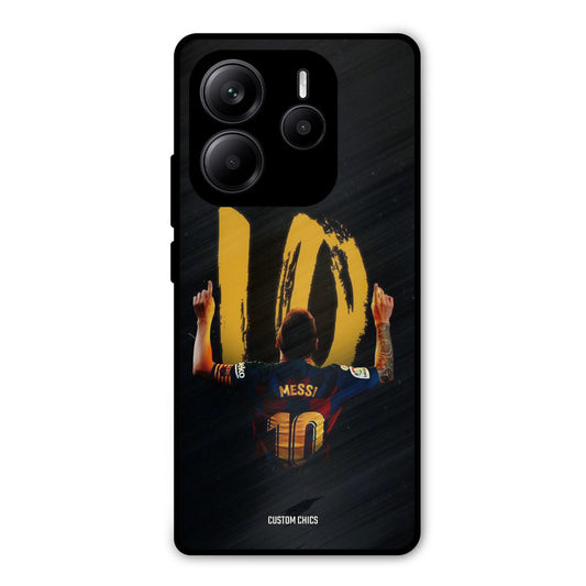 Number Ten Messi Redmi Note 14 Mobile Back Cover - Sports PrintShield Case