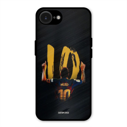 Number Ten Messi iPhone 16e Mobile Back Cover - Sports PrintShield Case