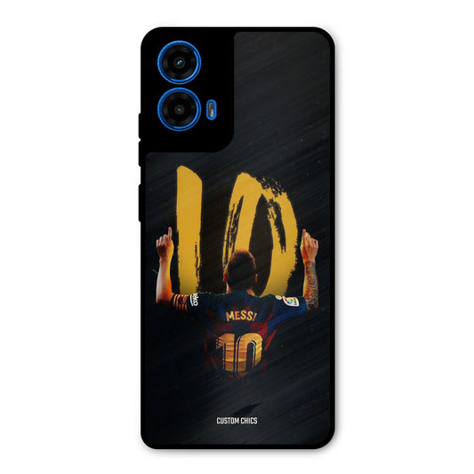 Number Ten Messi Moto G45 Mobile Back Cover - Sports PrintShield Case