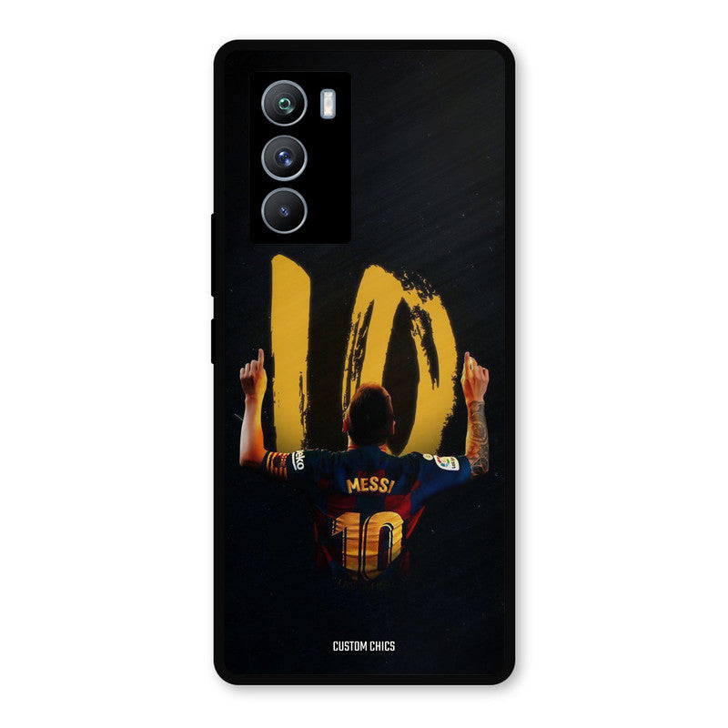 Number Ten Messi iQOO 9SE Mobile Back Cover - Sports PrintShield Case