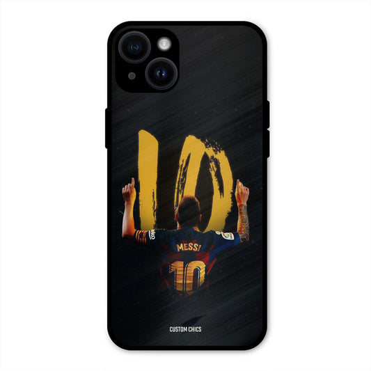 Number Ten Messi  iPhone 14 Plus Mobile Back Cover - Sports PrintShield Case