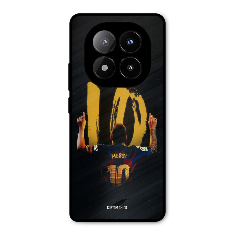 Number Ten Messi Redmi Note 14 Pro Plus 5G Mobile Back Cover - Sports PrintShield Case