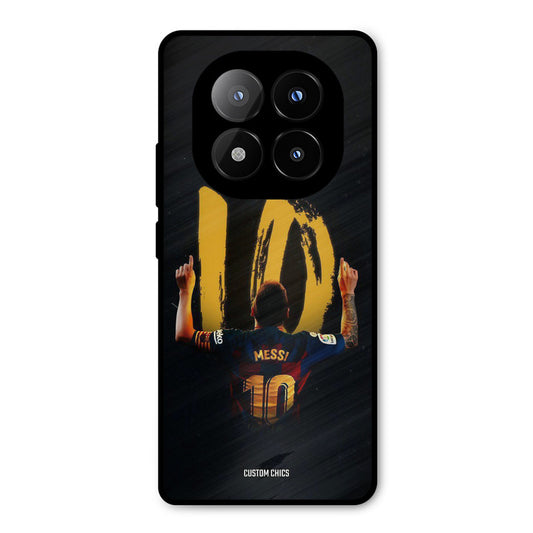Number Ten Messi Redmi Note 14 Pro Plus 5G Mobile Back Cover - Sports PrintShield Case