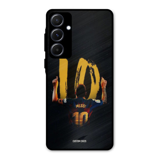 Number Ten Messi Samsung Galaxy A55 5G Mobile Back Cover - Sports PrintShield Case
