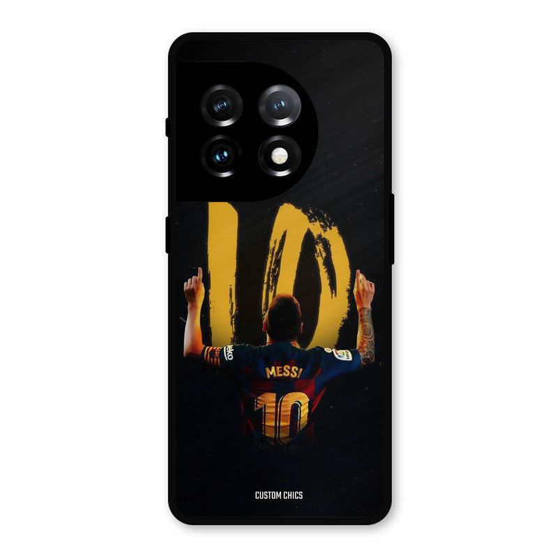 Number Ten Messi OnePlus 11 Mobile Back Cover - Sports PrintShield Case