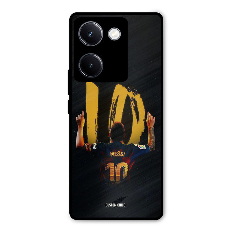 Number Ten Messi Vivo Y300 Plus Mobile Back Cover - Sports PrintShield Case