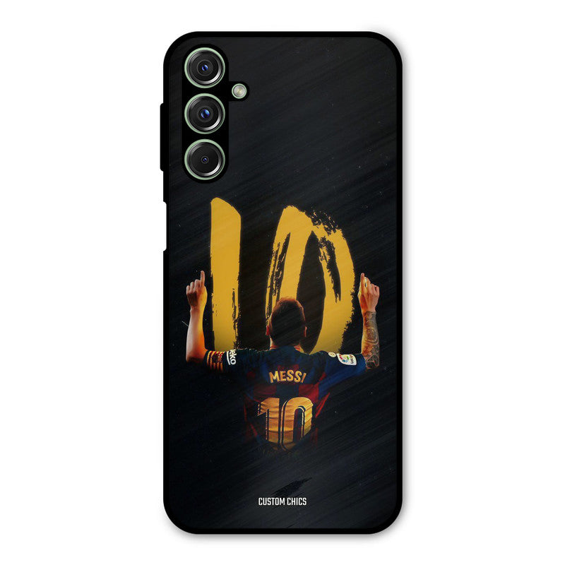 Number Ten Messi Samsung Galaxy M34 Mobile Back Cover - Sports PrintShield Case