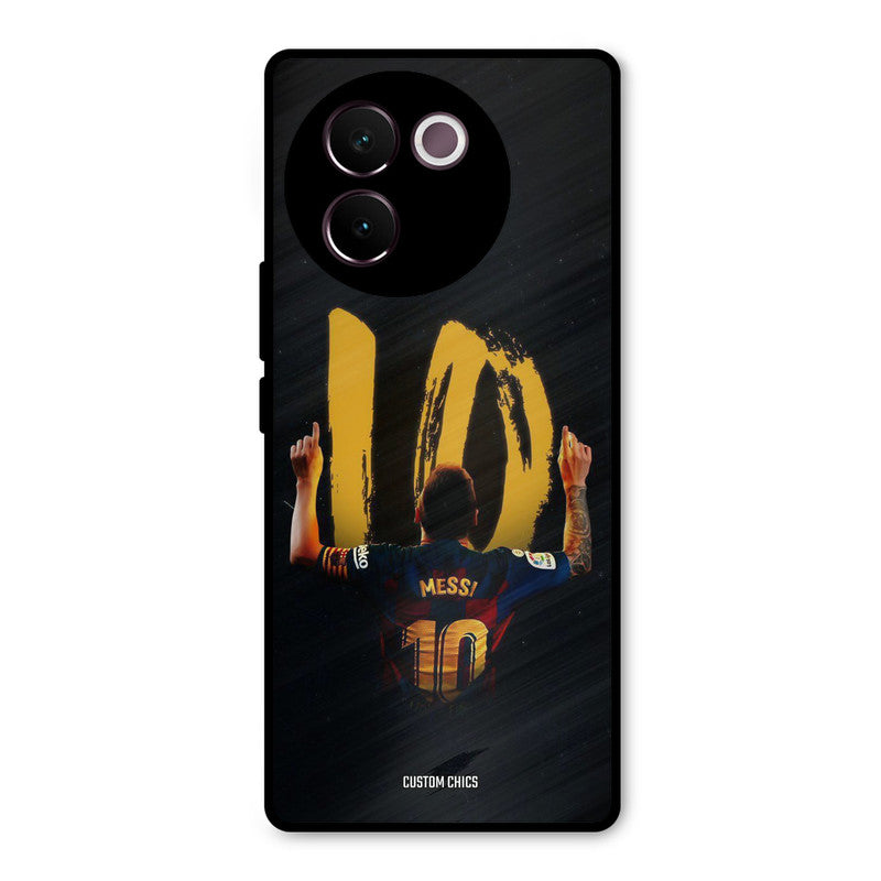 Number Ten Messi Vivo V30e Mobile Back Cover - Sports PrintShield Case