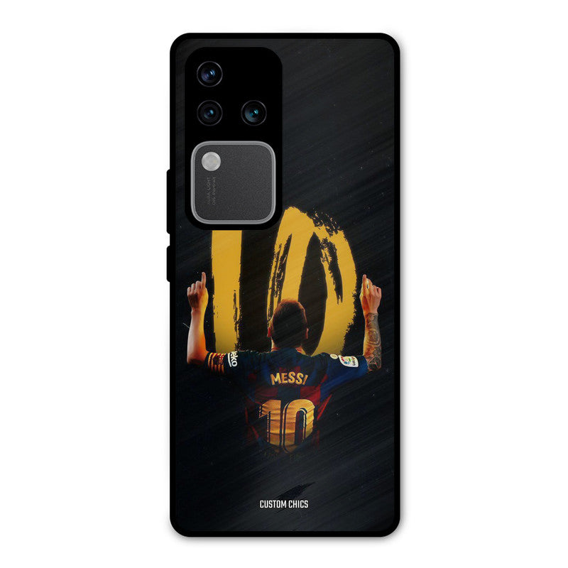 Number Ten Messi Vivo V30 Pro Mobile Back Cover - Sports PrintShield Case
