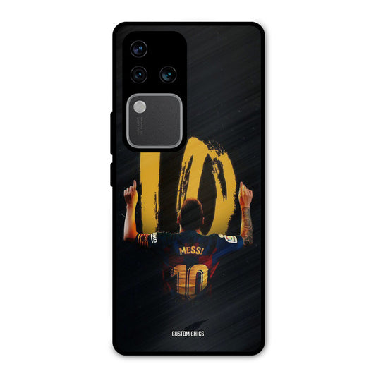 Number Ten Messi Vivo V30 Pro Mobile Back Cover - Sports PrintShield Case
