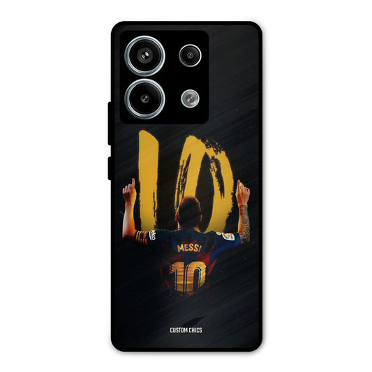 Number Ten Messi Redmi Note 13 Pro 5G Mobile Back Cover - Sports PrintShield Case