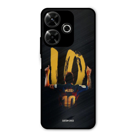 Number Ten Messi Redmi 13 5G Mobile Back Cover - Sports PrintShield Case