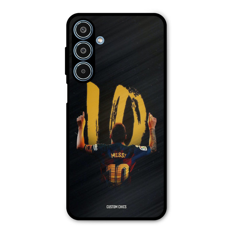 Number Ten Messi Samsung Galaxy M35 5G Mobile Back Cover - Sports PrintShield Case