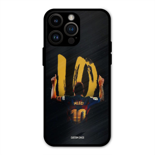 Number Ten Messi  iPhone 14 Pro Max Mobile Back Cover - Sports PrintShield Case