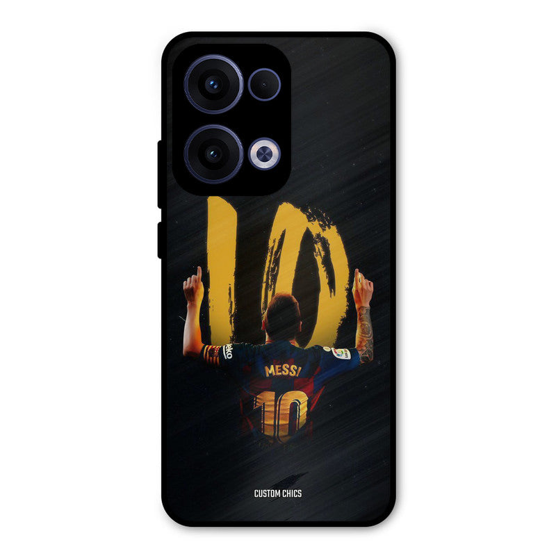 Number Ten Messi Oppo Reno 13 5G Mobile Back Cover - Sports PrintShield Case