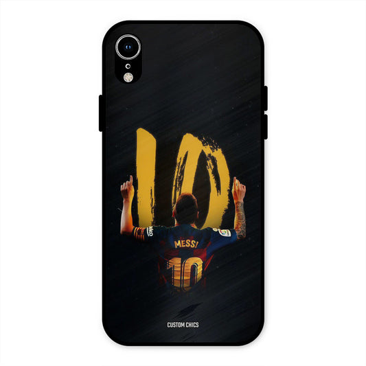 Number Ten Messi iPhone XR Mobile Back Cover - Sports PrintShield Case