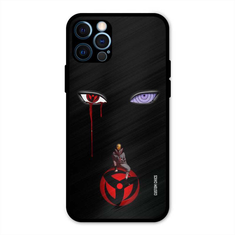 Obito Eyes iPhone 12 Pro Mobile Back Cover - Anime PrintShield Case