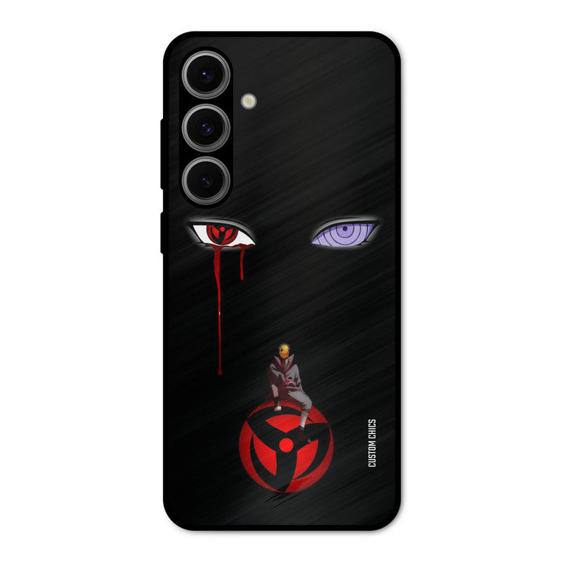 Obito Eyes Samsung Galaxy S24 Mobile Back Cover - Anime PrintShield Case