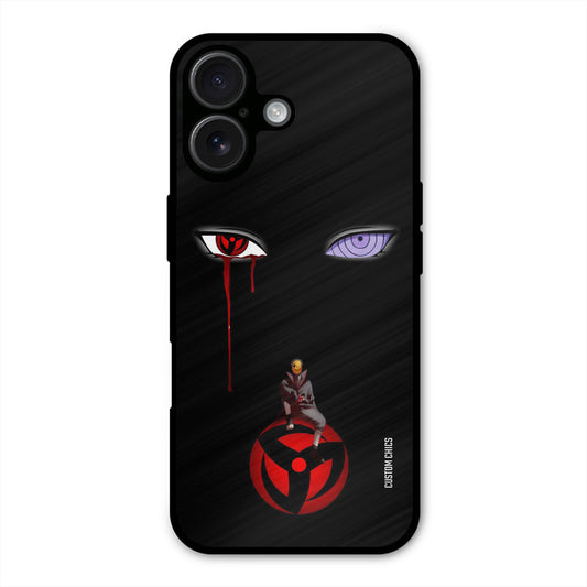 Obito Eyes iPhone 16 Plus Mobile Back Cover - Anime PrintShield Case
