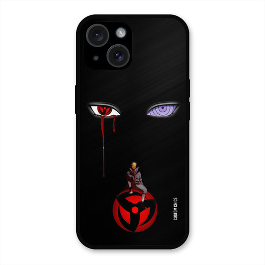 Obito Eyes iPhone 15 Mobile Back Cover - Anime PrintShield Case