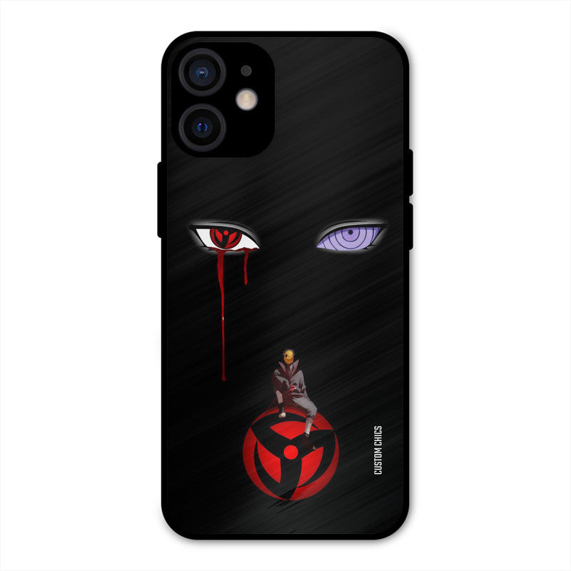 Obito Eyes iPhone 12 Mini Mobile Back Cover - Anime PrintShield Case