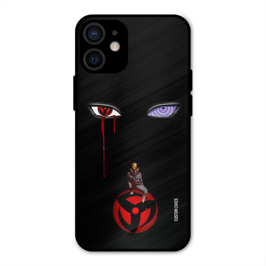 Obito Eyes iPhone 12 Mini Mobile Back Cover - Anime PrintShield Case