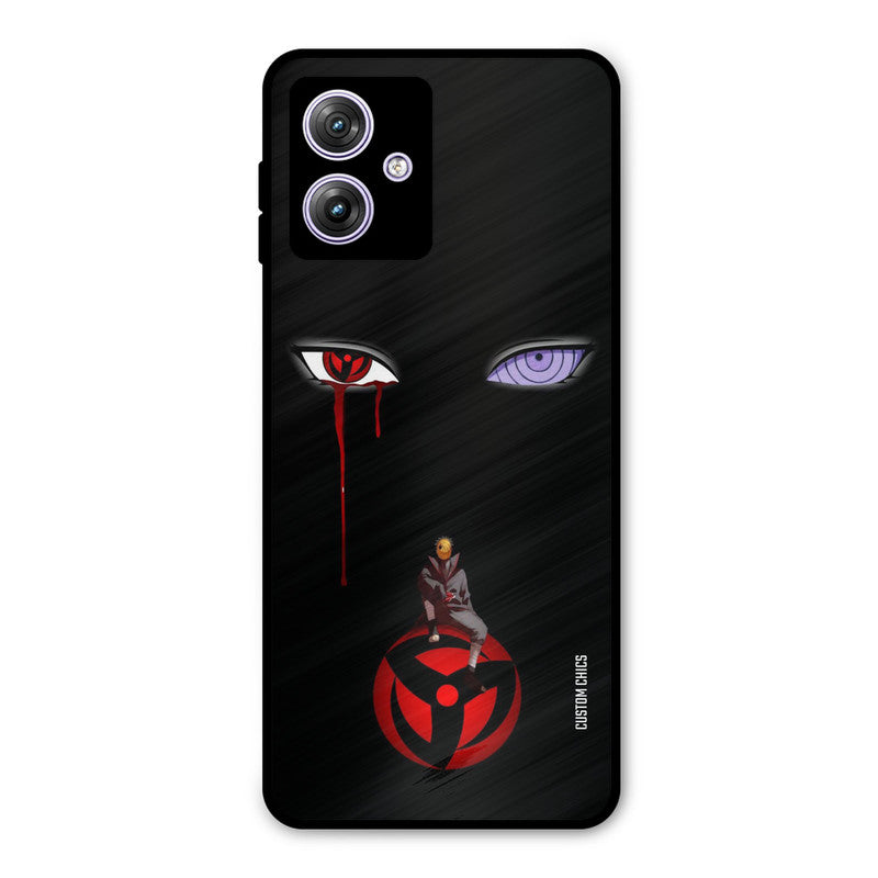 Obito Eyes Moto G54 Mobile Back Cover - Anime PrintShield Case