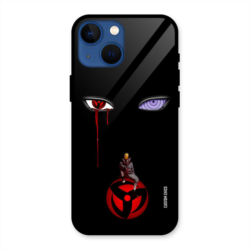 Obito Eyes iPhone 13 Mini Mobile Back Cover - Anime PrintShield Case