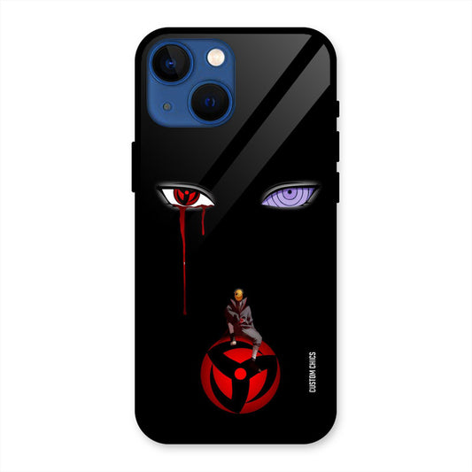 Obito Eyes iPhone 13 Mini Mobile Back Cover - Anime PrintShield Case