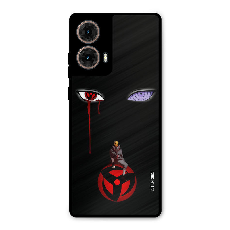 Obito Eyes Moto G85 Mobile Back Cover - Anime PrintShield Case