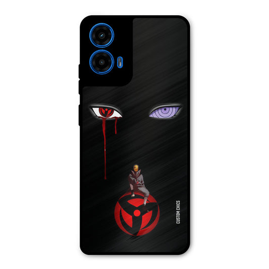 Obito Eyes Moto G45 Mobile Back Cover - Anime PrintShield Case