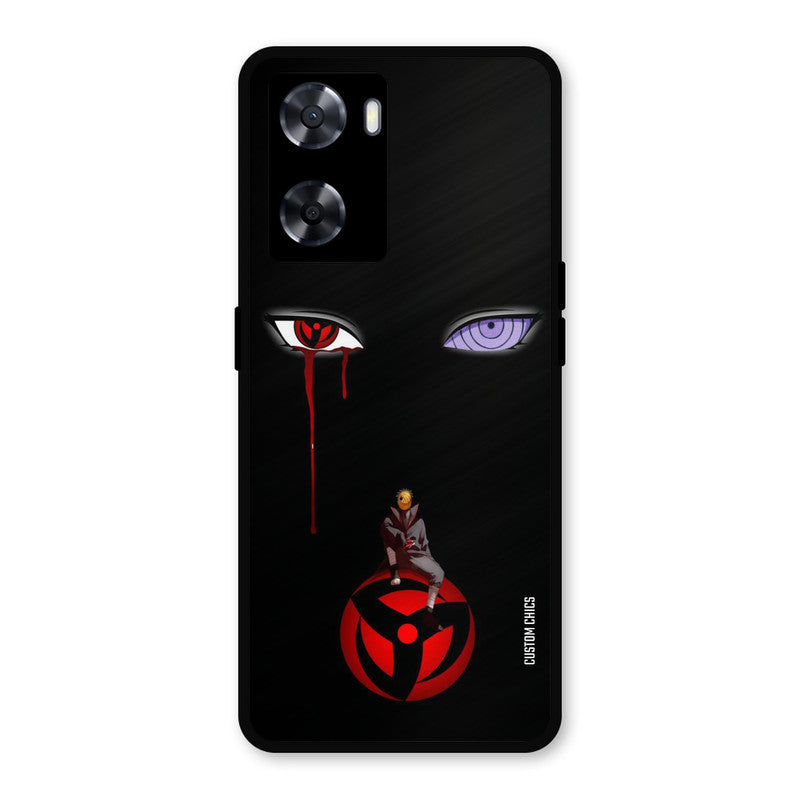 Obito Eyes Oppo A57 2022 Mobile Back Cover - Anime PrintShield Case