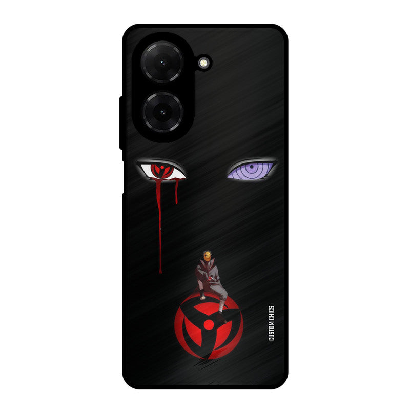 Obito Eyes Poco C71 Mobile Back Cover - Anime PrintShield Case