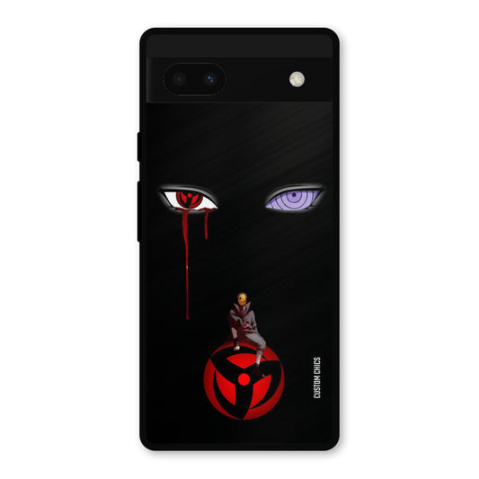Obito Eyes Google Pixel 6a Mobile Back Cover - Anime PrintShield Case