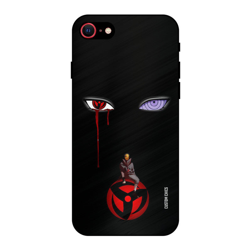 Obito Eyes iPhone SE 2020 Mobile Back Cover - Anime PrintShield Case
