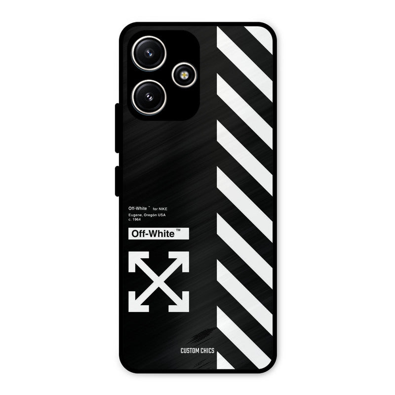 Off White Redmi 12 5G Mobile Back Cover - Aesthetic PrintShield Case