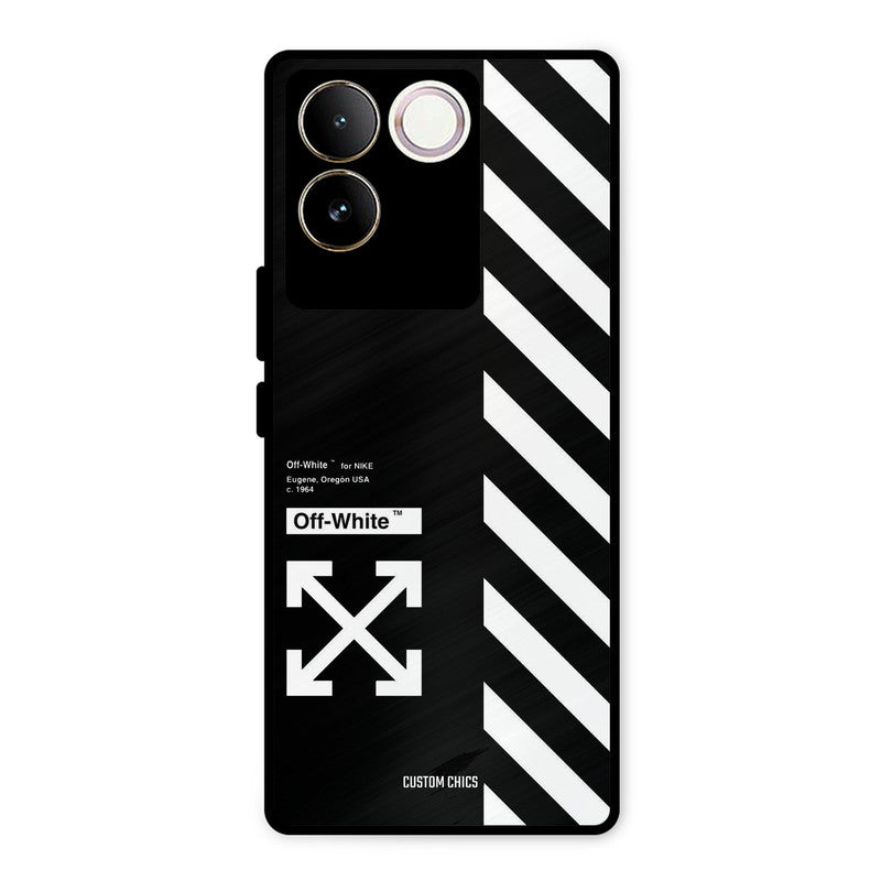 Off White Vivo T2 Pro Mobile Back Cover - Aesthetic PrintShield Case