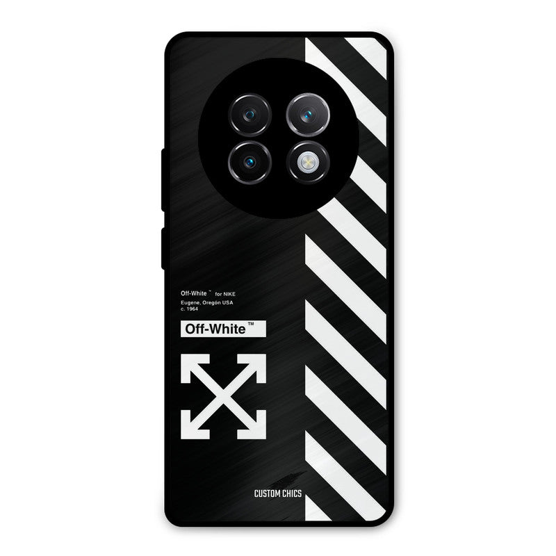 Off White Realme 13 Plus Mobile Back Cover - Aesthetic PrintShield Case